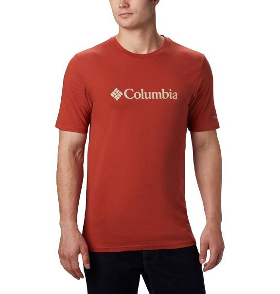 Columbia T-Shirt Herre CSC Basic Logo Rød RTLM50937 Danmark